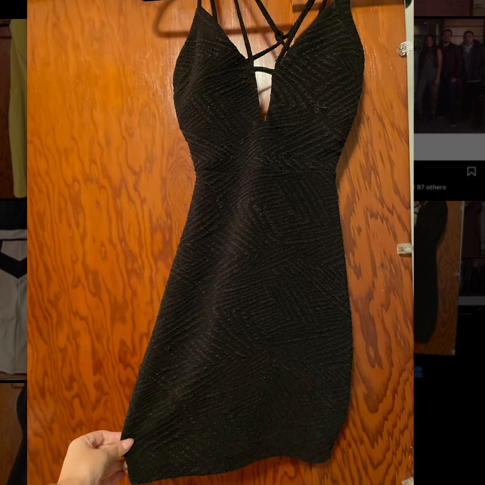 Small black sparkly dress